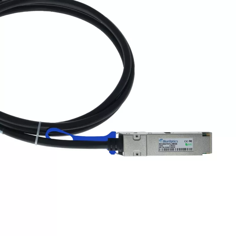 BlueOptics Ruckus E100G-QSFP-4SFP-P-0101 compatibile BlueLAN QSFP28 DAC 1m
