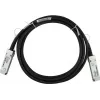 BlueLAN compatibile Dell GKERT2S QSFP+ Direct Attach Copper cavo, 40GBASE-CR4, 1m, 30AWG, Passives