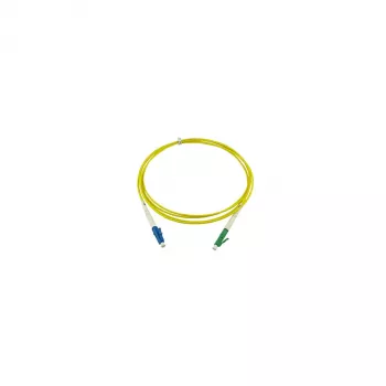 BlueOptics cavo patch in fibra ottica simplex, LC-UPC a LC-APC, monomodale OS2, 50m, giallo