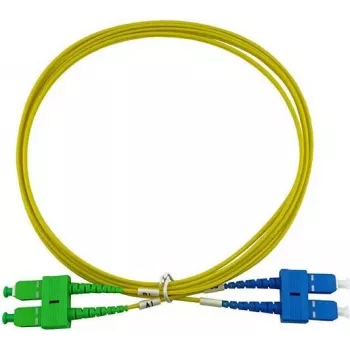 BlueOptics Cavo patch in fibra ottica duplex SC-UPC su SC-APC monomodale OS2 2 metri