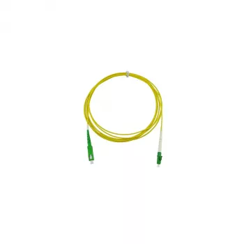 BlueOptics Cavo patch in fibra ottica simplex LC/APC su SC/APC monomodale OS2 0,5m giallo