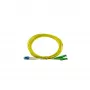BlueOptics Cavo patch in fibra ottica duplex, LC/UPC su E2000/APC, monomodale OS2, 10 m, LSZH, giallo