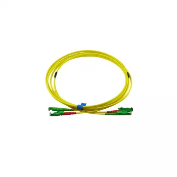 BlueOptics Cavo patch in fibra ottica duplex, E2000-APC/E2000-APC verde, 1 metro, monomodale OS2 E9/125µm