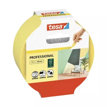 Tesa Professional nastro carta per pittori giallo 50 m x 30 mm 1 rotolo