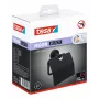 Tesa MOON BLACK portarotolo con coperchio, autoadesivo, nero, 1 pezzo
