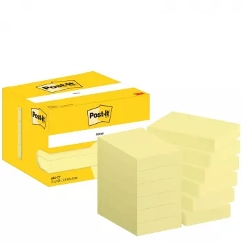3M Post-it Original Haftnotizen 76 x 51 mm giallo canarino 12 blocchi