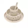 Lassig Little Mateys Set da tavola 5 pezzi Royal Blue - piatto, scodella, bicchiere, cucchiaio, forchetta