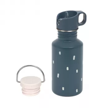 Lassig Happy Prints Borraccia in acciaio inox con tappo sportivo aggiuntivo 500 ml Blu navy