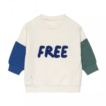 Lassig Organic Cotton Felpa con cappuccio Little Gang Free Milky 2-4 Years