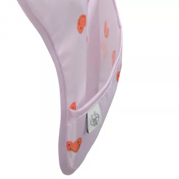 Lassig Set bavaglini impermeabili 6m+ Happy Rascals Heart Lavender