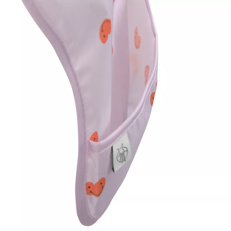 Lassig set di bavaglini impermeabili 6m+ Happy Rascals Heart Lavender