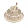 Lassig Happy Rascals Heart Lavender Set stoviglie per bambini 5 pezzi