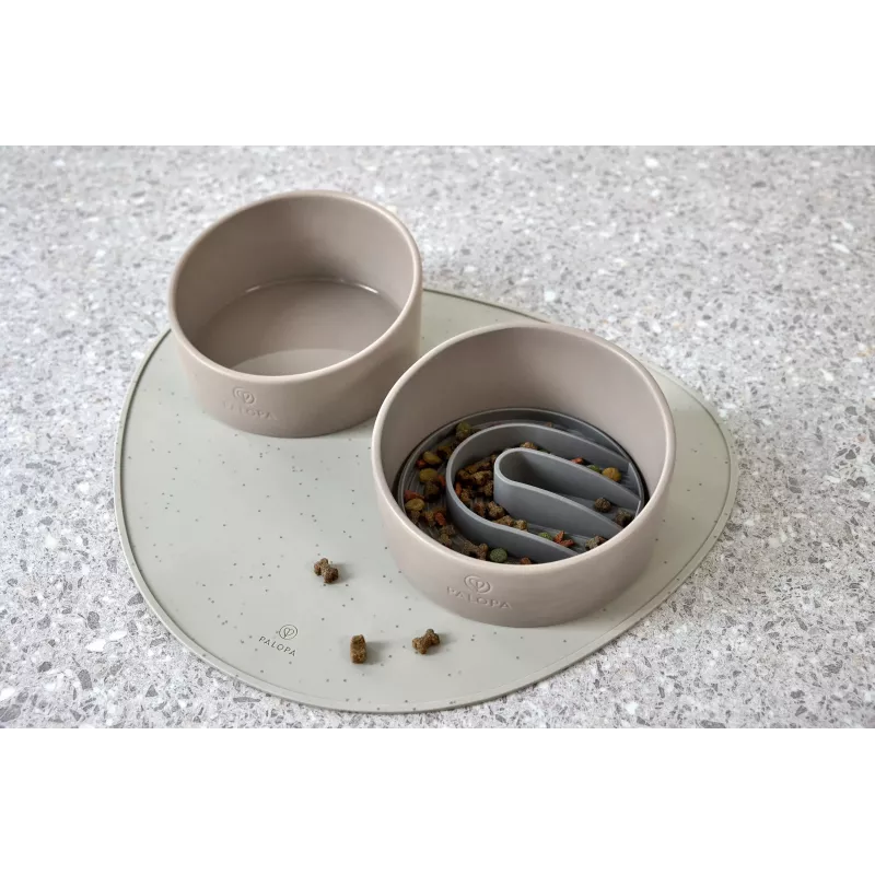 PALOPA Yumo Inserto in silicone per ciotola slow feeder per cani Anthracite