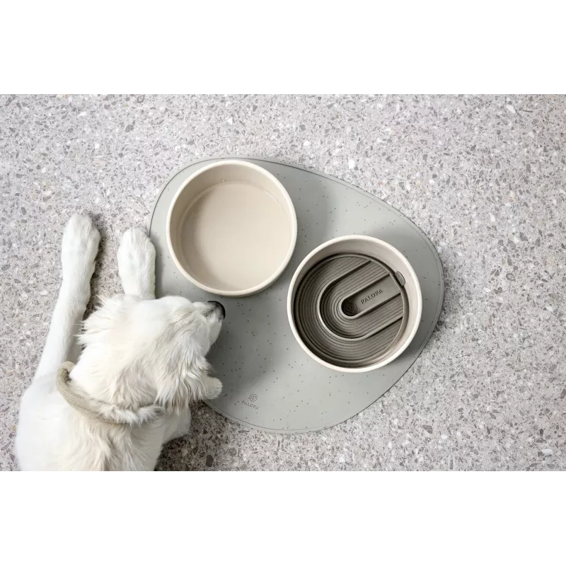 PALOPA Yumo Inserto in silicone per ciotola slow feeder per cani Taupe