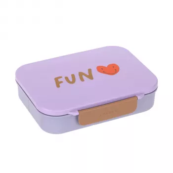 Bento box Lassig Bento 12100157012 Little Gang Heart Lila