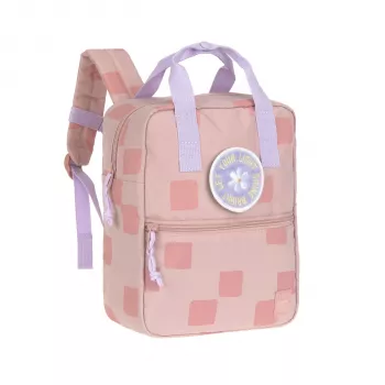 Mini zaino quadrato Lassig Pattern Party Rose