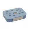 Lassig Lunchbox Bento con scomparti Pattern Party blu/verde