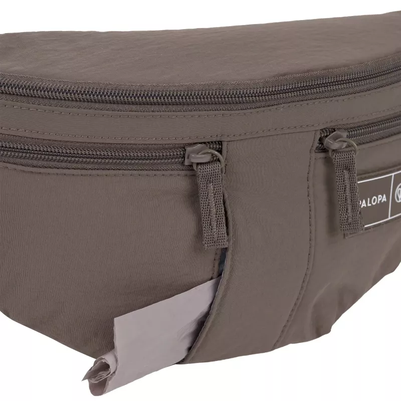 PALOPA Emma borsa con premietti per cani marsupio Crinkled Nylon Chocolate