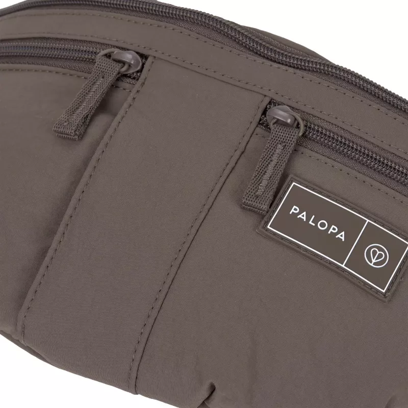 PALOPA Emma borsa con premietti per cani marsupio Crinkled Nylon Chocolate