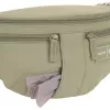 PALOPA Emma borsa con premietti per cani marsupio Crinkled Nylon Pale Olive