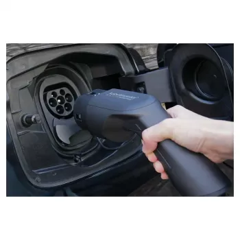 KABELMEISTER Cavo di ricarica EV Mode 3, connettore Type 2 su connettore femmina, trifase, 16A, 11kW, blu, 7,5m