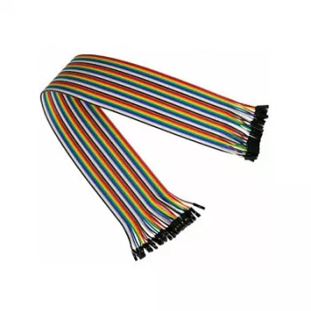 Kabelmeister Jumper Wire 40 pin, fili separabili per Arduino, Raspberry Pi ecc., femmina-femmina, 20 cm