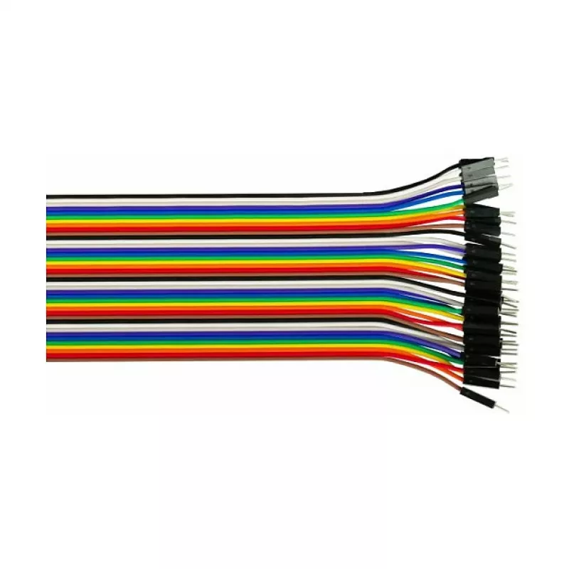 kabelmeister Jumper Wire 40 pin fili separabili per Arduino, Raspberry Pi ecc., maschio-femmina