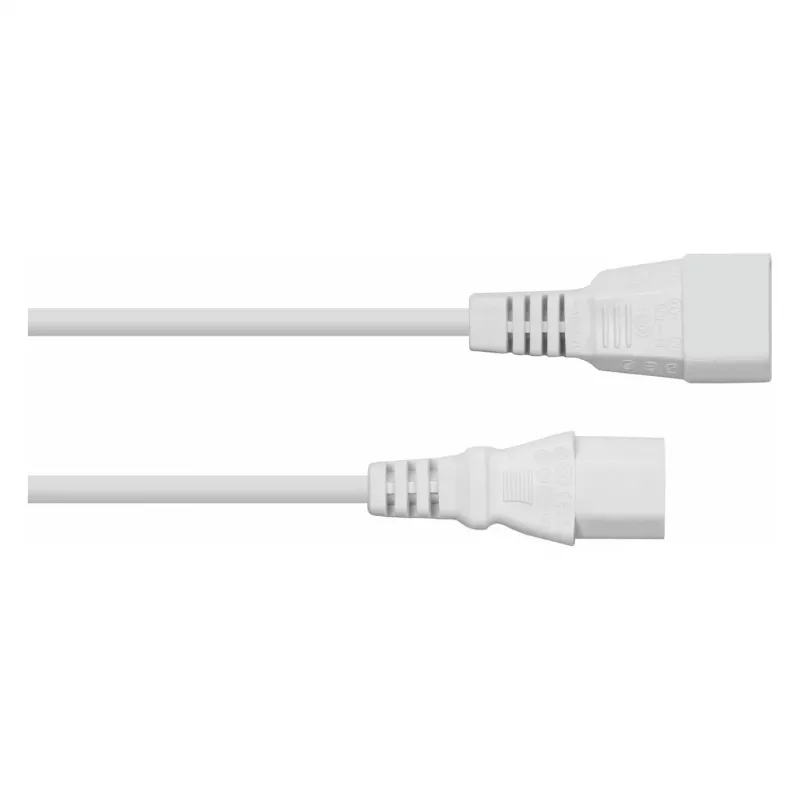 Cavo di prolunga KABELMEISTER IEC C14 a C13 1m bianco