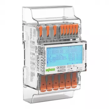 Contatore di energia trifase digitale WAGO 879-3000 4PU 65 A conforme MID 1 pezzo