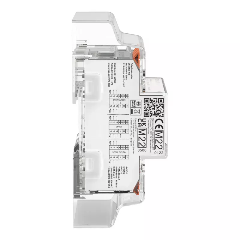 Contatore di energia trifase digitale WAGO 879-3020 4PS 65 A conforme MID