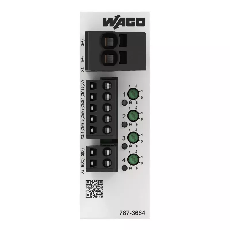 Interruttore elettronico di protezione delle linee WAGO 787-3664 4 canali 24 V DC