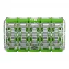 Connettore WAGO 221-430 COMPACT a 2 conduttori, 0,2-4 mm², 15 pezzi, Green Range