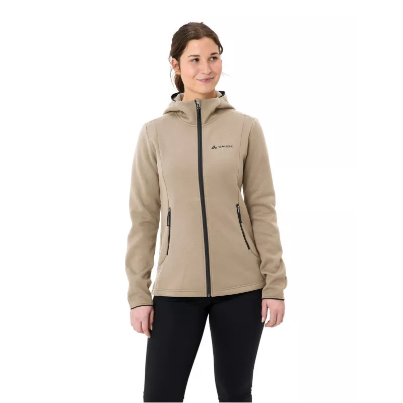Felpa con cappuccio in pile Vaude Idris donna Linen taglia M