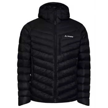 Giacca imbottita Vaude Monviso con cappuccio - nero, taglia M