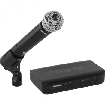 Shure BLX24E/SM58-M17 sistema vocale wireless con microfono a mano SM58, banda M17 (662-686 MHz)
