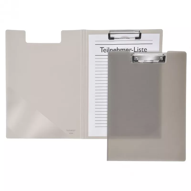 FolderSys Cartella portablocco A4 trasparente in PVC