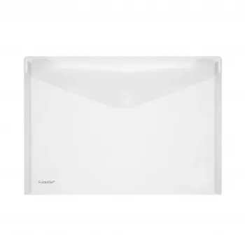 FolderSys Bustina portadocumenti 40101-04 DIN A4 orizzontale trasparente confezione da 10
