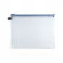 FolderSys Bustina portadocumenti con zip A4 trasparente