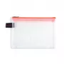 FolderSys Bustina con zip A6 trasparente in PVC 0,2 mm