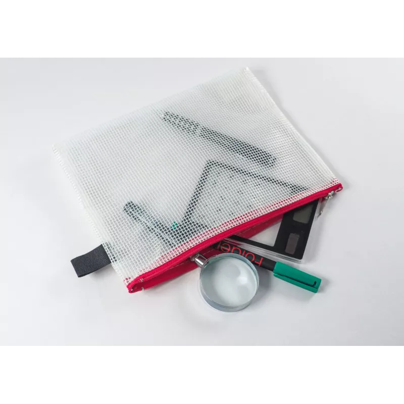 Foldersys B6 busta con cerniera trasparente PVC per documenti