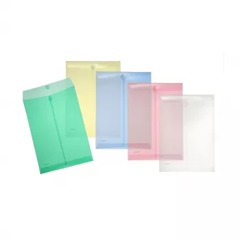 FolderSys 10 bustine portadocumenti assortite lisce A4