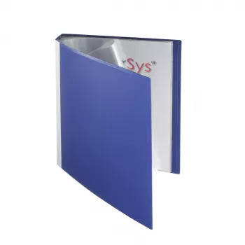 FolderSys Cartella con tasche blu con 30 tasche A4