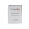 FolderSys Cartella con tasche A4 nera con 30 tasche