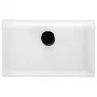 FolderSys 10 bustine portabadge formato biglietto da visita trasparenti (40119-04)