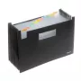 FolderSys cartella a soffietto 12 scomparti nero