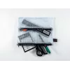 FolderSys A5 busta con zip trasparente confezione da 10