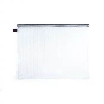 FolderSys A3 busta portadocumenti con zip trasparente in PVC