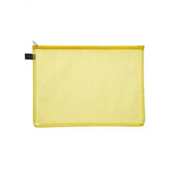 FolderSys 10 buste portadocumenti con zip A4 trasparenti