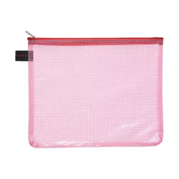 FolderSys 10 buste portadocumenti con zip A5 - PVC trasparente