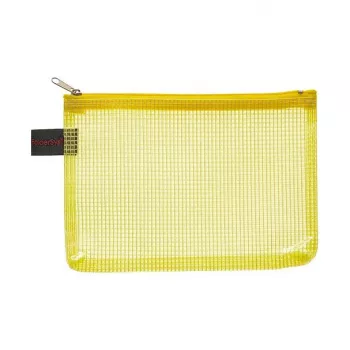 FolderSys 10 buste con zip A6 trasparenti